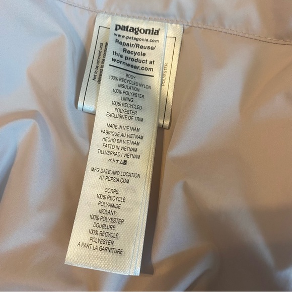 Patagonia Radalie Puffer Jacket Shroom Taupe Size XL - Picture 9 of 10